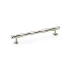 Alexander & Wilks - Round T-Bar Cabinet Pull Handle - Satin Nickel - 160mm