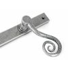 Pewter Monkeytail Slimline Lever Espag. Lock Set - LH