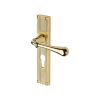 Heritage Brass Roma Reeded Euro Profile Polished Brass finishUK Design Registration Number 6234525