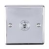 Eurolite Enhance Decorative 1 Gang Toggle Switch Polished Chrome