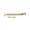 Heritage Brass Casement Window Stay Spoon Pattern 8" Satin Brass finish