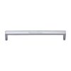 Heritage Brass Cabinet Pull Wide Metro Design 192mm CTC Polished Chrome Finish