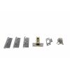 Atlantic Latch Pack [CE] 2.5" (Latch x1) + 3"x2" (Hinge x3) - Satin Chrome