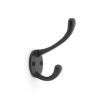 Alexander & Wilks - Victorian Hat and Coat Hook - Powder Coat Black