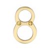 Heritage Brass Numeral 8 Face Fix 51mm (2") Satin Brass finish