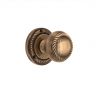 Georgian Mortice Door Knob Antique Brass