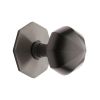 Heritage Brass Octagon Centre Door Knob 2 1/2" Matt Bronze finish