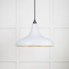 Smooth Brass Frankley Pendant in Birch