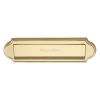 Heritage Brass Gravity Letterplate Polished Brass finish