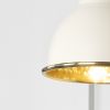 Hammered Brass Brindley Wall Light in Teasel