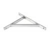 Satin Chrome Chalfont Shelf Bracket (260mm x 200mm)