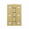 Atlantic Washered Hinges 3" x 2" x 2.2mm - Satin Brass (Pair)