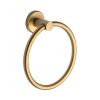 Oxford Wall Mounted Towel Ring, Towel Holder for Kitchen and Bathroom. Satin Brass finish