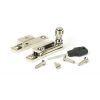 Polished Nickel Prestbury Quadrant Fastener - Narrow