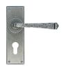 Pewter Avon Lever Euro Lock Set