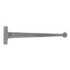 Pewter 18" Penny End T Hinge (pair)