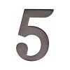 Heritage Brass Numeral 5 Self Adhesive 51mm (2") Matt Bronze finish