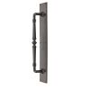 Heritage Brass Door Pull Handle on Plate Avon Design Matt Bronze finish