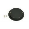 Matt Black 75mm Plain Round Pull