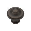 Domed Round Knob 030mm Matt Bronze finish