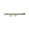 Heritage Brass Casement Window Stay Spoon Pattern 12" Polished Brass finish