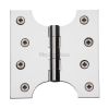 Heritage Brass Parliament Hinge Brass 4" x 2" x 4" Polished Chrome finish