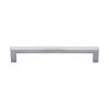 Heritage Brass Cabinet Pull City Design 160mm CTC Satin Chrome Finish