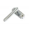 Polished Chrome Art Deco Lever on Rose Set