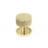 Polished Brass Brompton Cabinet Knob - 32mm (Plain)