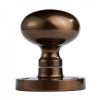 Mushroom Mortice Knob - Dark Bronze