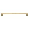 Heritage Brass Cabinet Pull Metro Design 254mm CTC Satin Brass Finish