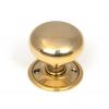 Aged Brass Mushroom Mortice/Rim Knob Set