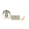 Polished Nickel Brompton Cabinet Knob - 25mm (Square)