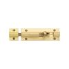 Heritage Brass Door Bolt Straight 4" x 1.25" Satin Brass finish