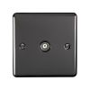 Eurolite Enhance Decorative TV Socket Black Nickel