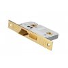 Easi-T Residential Bathroom Lock 65mm  - Electro Brassed