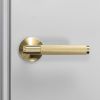 DOOR HANDLE / CROSS / BRASS