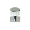 Polished Chrome Judd Cabinet Knob - 25mm (Square)