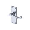 Project Hardware Door Handle Lever Latch Malvern Short Design Satin Chrome finish