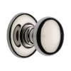 Heritage Brass Centre Door Knob Round Design 3" Polished Nickel Finish