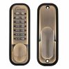 Eclipse 70258 - ED20 Easy Code Change Push Button Digital Lock - Antique Bronze