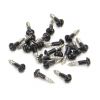 Black SS 3.0 x 12  Roundhead Screws (25)