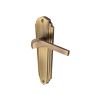 Heritage Brass Door Handle Lever Latch Waldorf Design Antique Brass finish