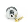 Satin Chrome Brompton Cabinet Knob - 25mm (No rose)