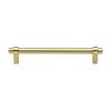 Heritage Brass Cabinet Pull Industrial Design 192mm CTC Polished Brass Finish