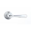 Polished Chrome Newbury Lever on Rose Set (Art Deco)