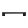 Heritage Brass Cabinet Pull Metro Design 160mm CTC Matt Black Finish