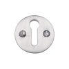 Heritage Brass Keyhole Escutcheon Satin Chrome finish