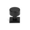 Matt Black Kelso Cabinet Knob - 25mm (Square)