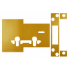 Atlantic Deadlock - Euro & 5LK Intumescent Lock Kit FD30 0.8mm